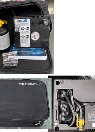 COMPATIBILE CON AUDI A3 SPB E-TRON KIT RIPARAZIONE GOMME AUTOMATICO CON COMPRESSORE E LIQUIDO SIGILLANTE DUNLOP DA 450ML TECH GONFIA E RIPARA PER AUTO SUV FUORISTRADA FURGONI MOTO