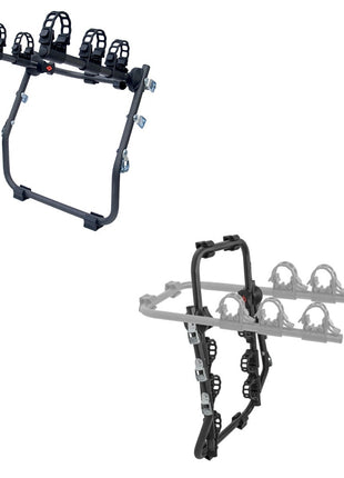 COMPATIBILE CON HONDA CIVIC VI HATCHBACK dal 96 al 01 PORTABICI POSTERIORE AUTO PER PORTARE 3 BICI PORTABICICLETTE MENABO CON 3 POSTAZIONI IN ACCIAIO E REGOLAZIONI MAX 45KG