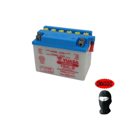 COMPATIBILE CON MBK Forte Forte 50 2000-2000 BATTERIA YUASA YB4L-B 12V/4AH BATTERIE PER MOTO SCOOTER SPECIFICA COMPLETA E GIA' PRONTA AL MONTAGGIO