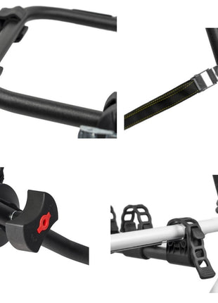 COMPATIBILE CON VOLKSWAGEN SHARAN (7M1B) dal 03 al 09 PORTABICI POSTERIORE AUTO PER PORTARE 3 BICI PORTABICICLETTE MENABO CON 3 POSTAZIONI IN ACCIAIO E REGOLAZIONI MAX 45KG