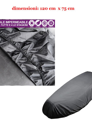 PER MOTO GUZZI V7 STONE 750  TELO COPRISELLA IMPERMEABILE IN OXFORD COPERTURA ANTIPIOGGIA PER SELLE MOTO PROTEGGISELLA SCOOTER 120X75CM